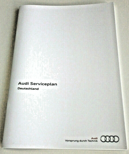 Original audi serviceplan - ,