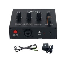 MIC-60 Balanced Mic Preamp Built-in 48V Phantom Power   Microphone Amp #F22