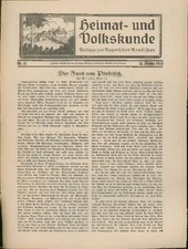 Heimat und Volkskunde. Beilage