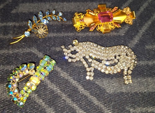 Schöne strass broschen - schöne,