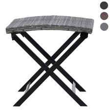 Klapphocker Fußhocker Rattan