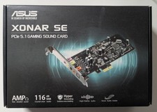 Neuwertig ASUS Xonar SE 5.1 PCIe Gaming Soundkarte Interne AMP Audio Card