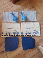 Babybettwäsche Bob der Bär 2x für Zwillinge,2x Spannbettlaken und 2x Kuscheltier