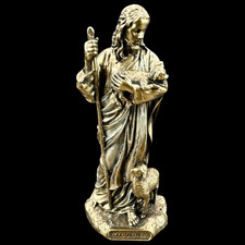 Kleiner Jesushirte mit Schafen