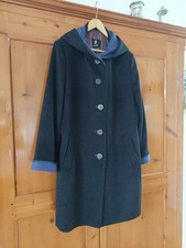 Schöner, lässiger Lodenmantel für Damen, anthrazit