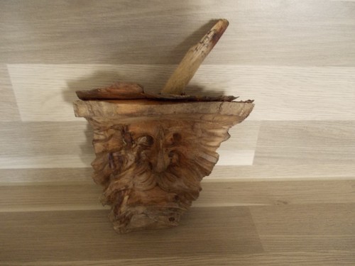 Holzfigur waldschrat - holzfigur,