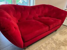 Couch rot 3-Sitzer und / oder 2-Sitzer wie neu