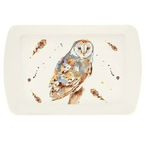 Snack tablett landleben eule - snack,
