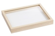 3d-Rahmen Holz-Optik + Glas für Bilder zum Befüllen oder Geld-Geschenke Hobbyfun