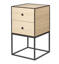 The Frame 35 Sideboard mit 2 Schubladen von Lassen Copenhagen in Eiche & Stahl