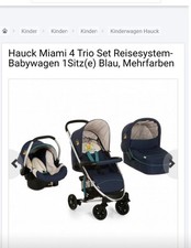 Hauck Miami 4 Trio Set Reisesystem-Babywagen 1 Sitz(e) Blau, Mehrfarben neu 520€