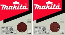 20 x Makita Klett Schleifpapier Schleifscheibe Ø 150 mm 150mm K40 - K400 rund