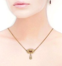 Biedermeier Collier Kette