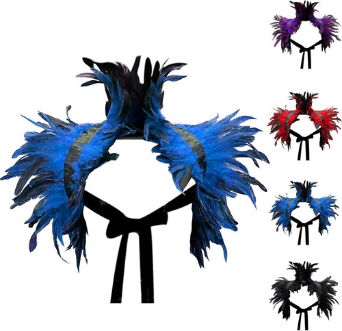 Karneval blau gothic - blau,