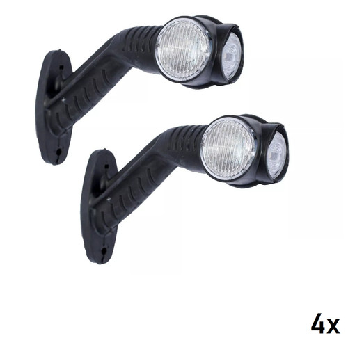 Led umrissleuchten klarglas - 4x,