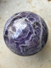 Amethyst Kugel 1,15kg 9,3cm Durchmesser Edelstein Mineral Heilstein Kristall