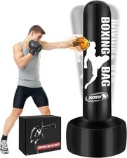 JUOIFIP Boxsack Erwachsene 180Cm Aufblasbare Boxsack Stehend Freistehende Kickbo