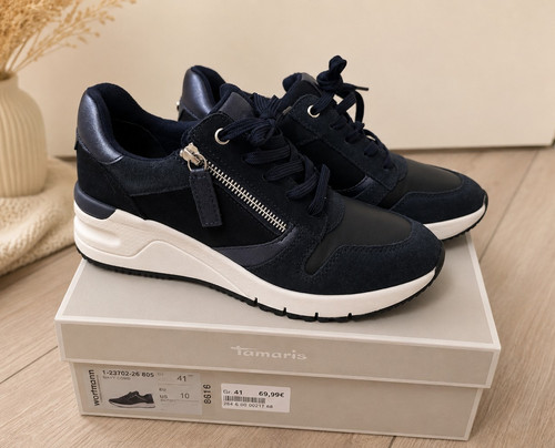 Tamaris sneaker low top blau - low,