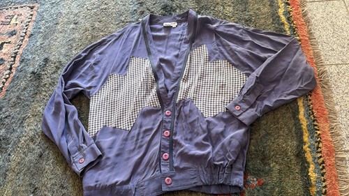 Vintage 80s seidenbluse egdon - 80s,