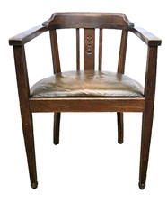 JUGENDSTIL  ARMLEHNSTUHL  -