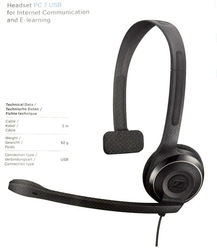 Sennheiser headset - pc,