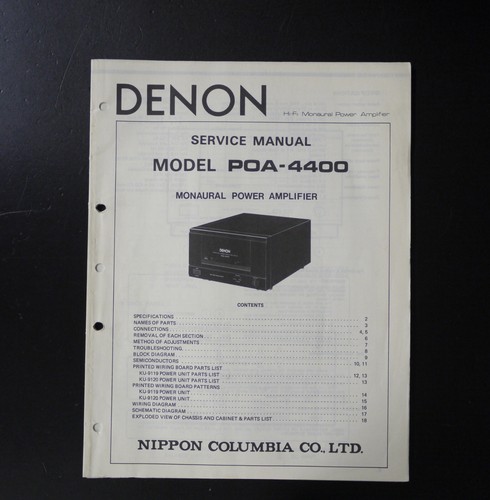 Original denon poa - denon, poa-44000