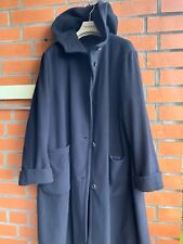 BURBERRY  Trenchcoat Jacke/Mantel Kaschmir  mit Kapuze gr.42 dunkelblau-schwarz