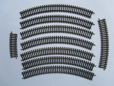 Fleischmann 6024 - 7 x gebogendes Gleis Radius 1 - 357mm - 45° ohne Abbrüche (2)