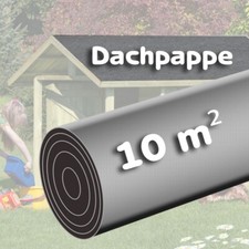 Dachpappe schwarz 10 m²