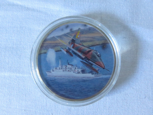 Münze falklandkrieg hms - münze,