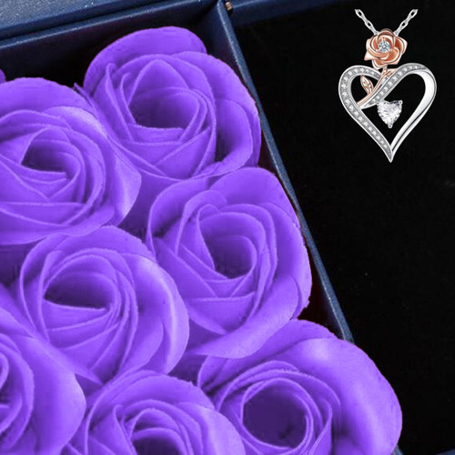 Valentinstag herz halskette - herz, &