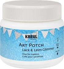 KREUL 49651 - Art Potch Lack und Leim Glimmer, 150 ml Dose, Serviettentechnik- u