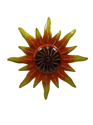 Sonne metall wanddeko mit - sonne,