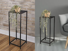 Beistelltisch schmal hoch viereckiger Wohnzimmertisch Couchtisch aus Metall