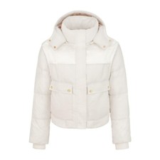 Original Audi Pufferjacke 4 in 1, Damen, creme leichte Jacke