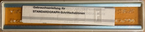 Standardgraph-Schriftschablone