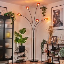 Vintage Stehlampe aus Metall &