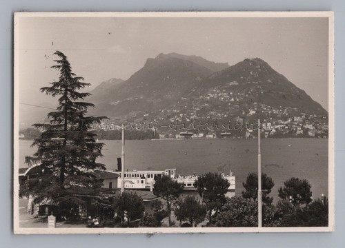 Lugano schweiz 1959 dampfer - lugano,