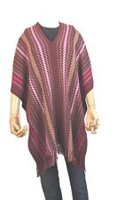 Missoni Luxus Poncho Cape Schal Zickzackmuster Wolle Made In Italy Neuwertig !