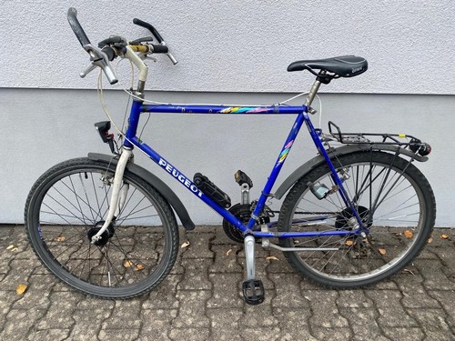 Peugeot trekkingrad blau - trekkingrad, blau/weiß