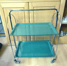 Nr. 3 restauriert ohne Rost Dinett nur ca 7 kg  Servierwagen Teewagen 55-65er J.