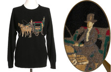 HERMES ? 100% CASHMERE KASCHMIR •LUXUSKLASSE PULLOVER• L 44 •BUTTERWEICH