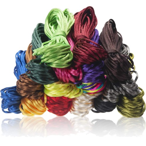 Schmuck schnur nylon satin 2mm - schnur,