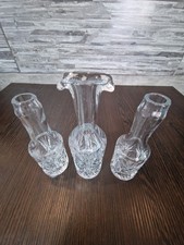 3er Set Vintage Bleikristall