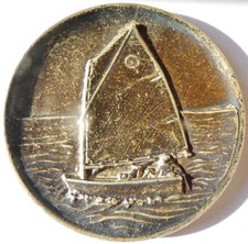 ca. 1900 Großes Silber Segel