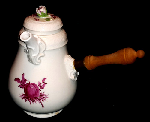 Meissen schokoladen kanne 1740 - schokoladen,