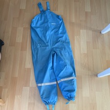 BMS Matsch/Regenhose Für Kinder Größe 128- Blau-Super Warm Und Hochwertig