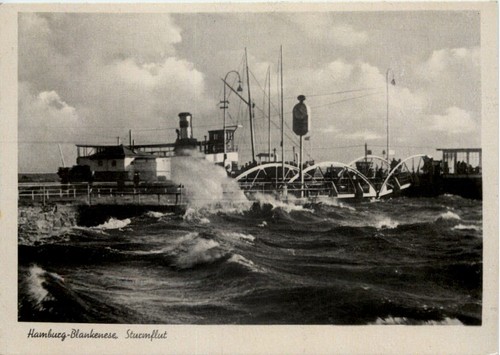 Hamburg blankenese sturmflut - hamburg-blankenese,,