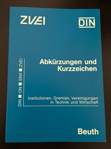 Din abkürzungen und - abkürzungen,