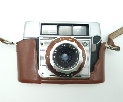 Vintage kamera agfa - kamera, optima